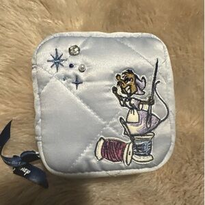 Vera Bradley X Disney Cinderella Morning Glory Small Jewelry Case Satin